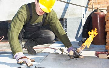 Blaenrhondda flat roof construction